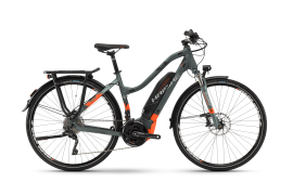 Электровелосипед Haibike Sduro Trekking 8.0 women 500Wh 20s XT Серый с Оранжевым original 2018